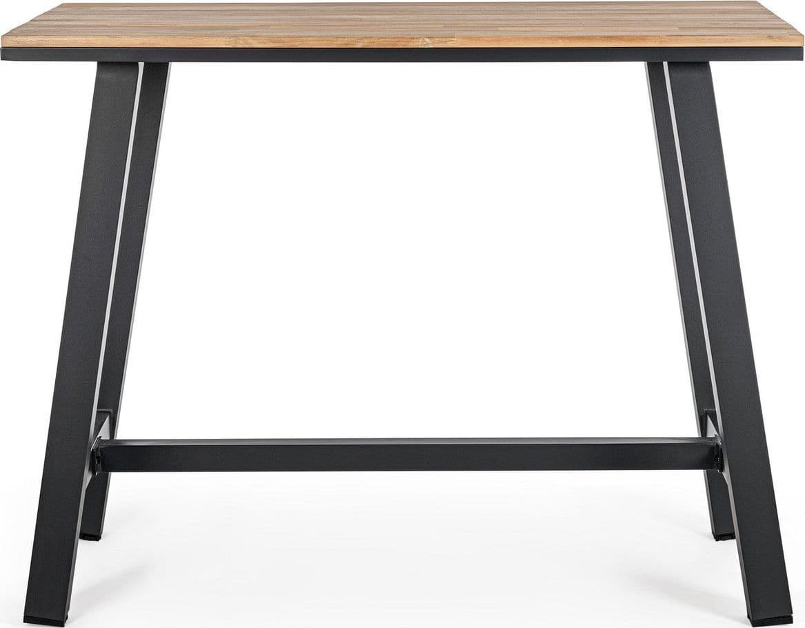 Tavolino "Skipper" con struttura in alluminio, piano con doghe, 131 x 73 cm in Tavoli standard Decor Space - Altamura, commercioVirtuoso.it