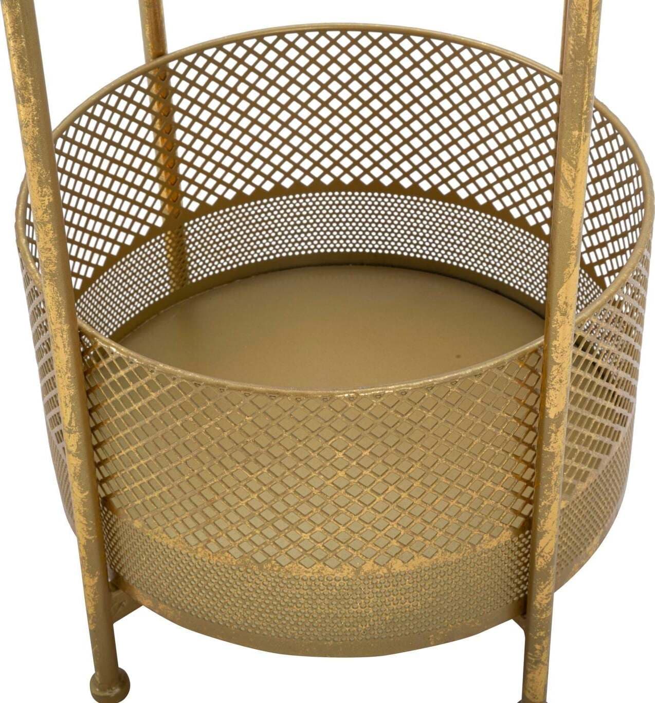 Tavolinetto-basket-struttura-in-metallo-color-oro-ripiano-marmo-per-interni