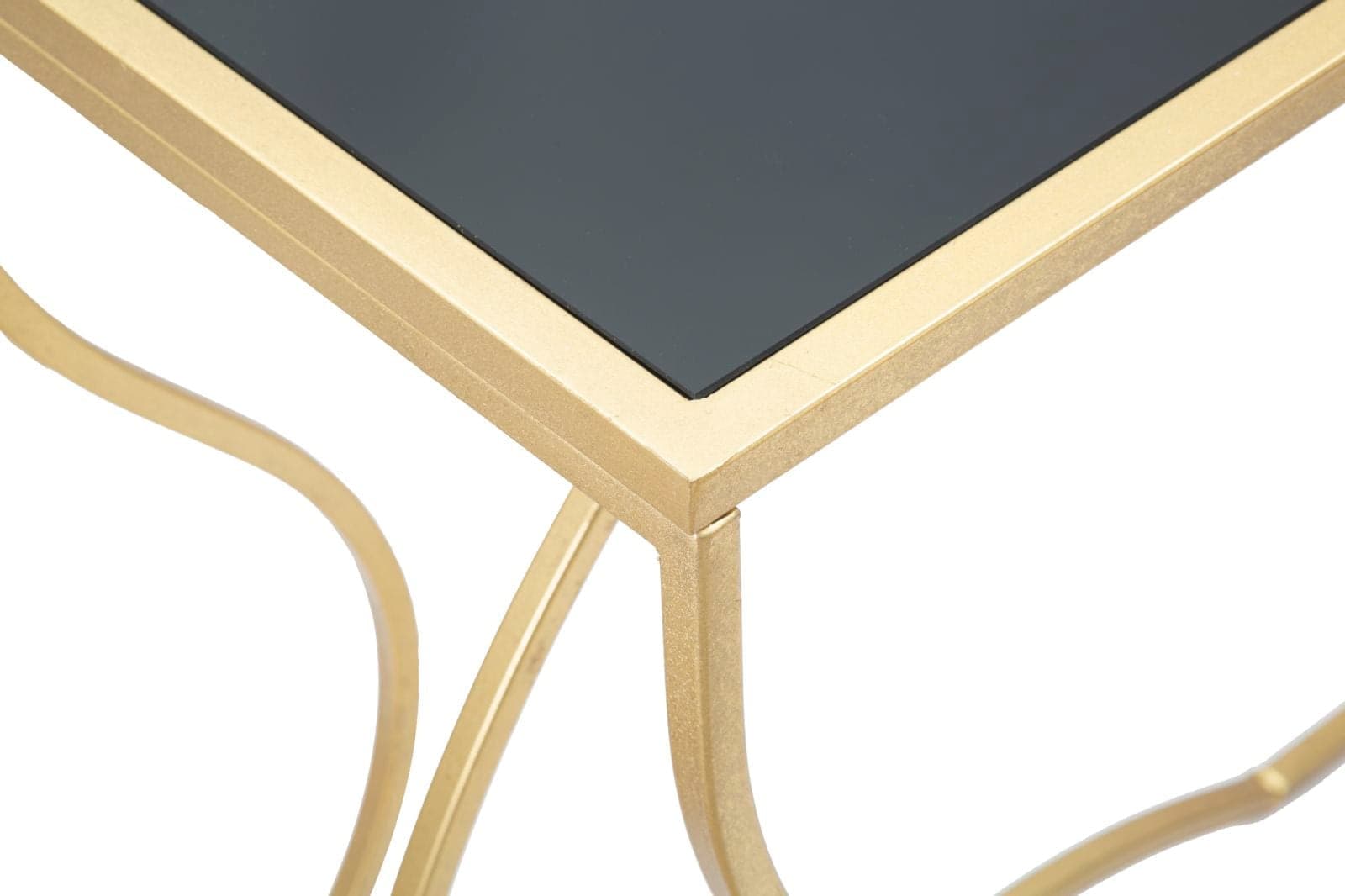 Console "Sunshine" struttura in metallo e ripiano in vetro per interni in Credenze Decor Space - Altamura, commercioVirtuoso.it
