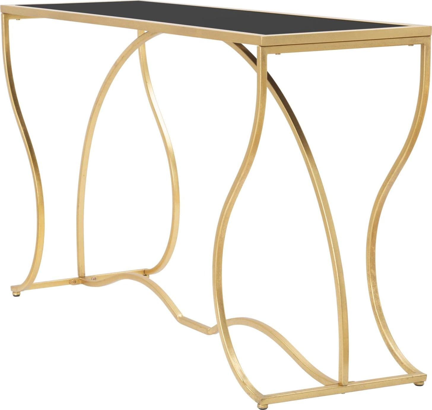 Console "Sunshine" struttura in metallo e ripiano in vetro per interni in Credenze Decor Space - Altamura, commercioVirtuoso.it