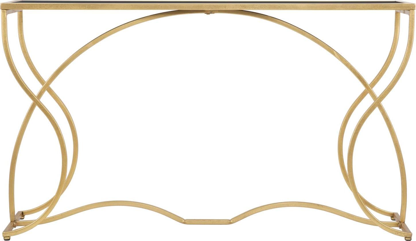 Console "Sunshine" struttura in metallo e ripiano in vetro per interni in Credenze Decor Space - Altamura, commercioVirtuoso.it
