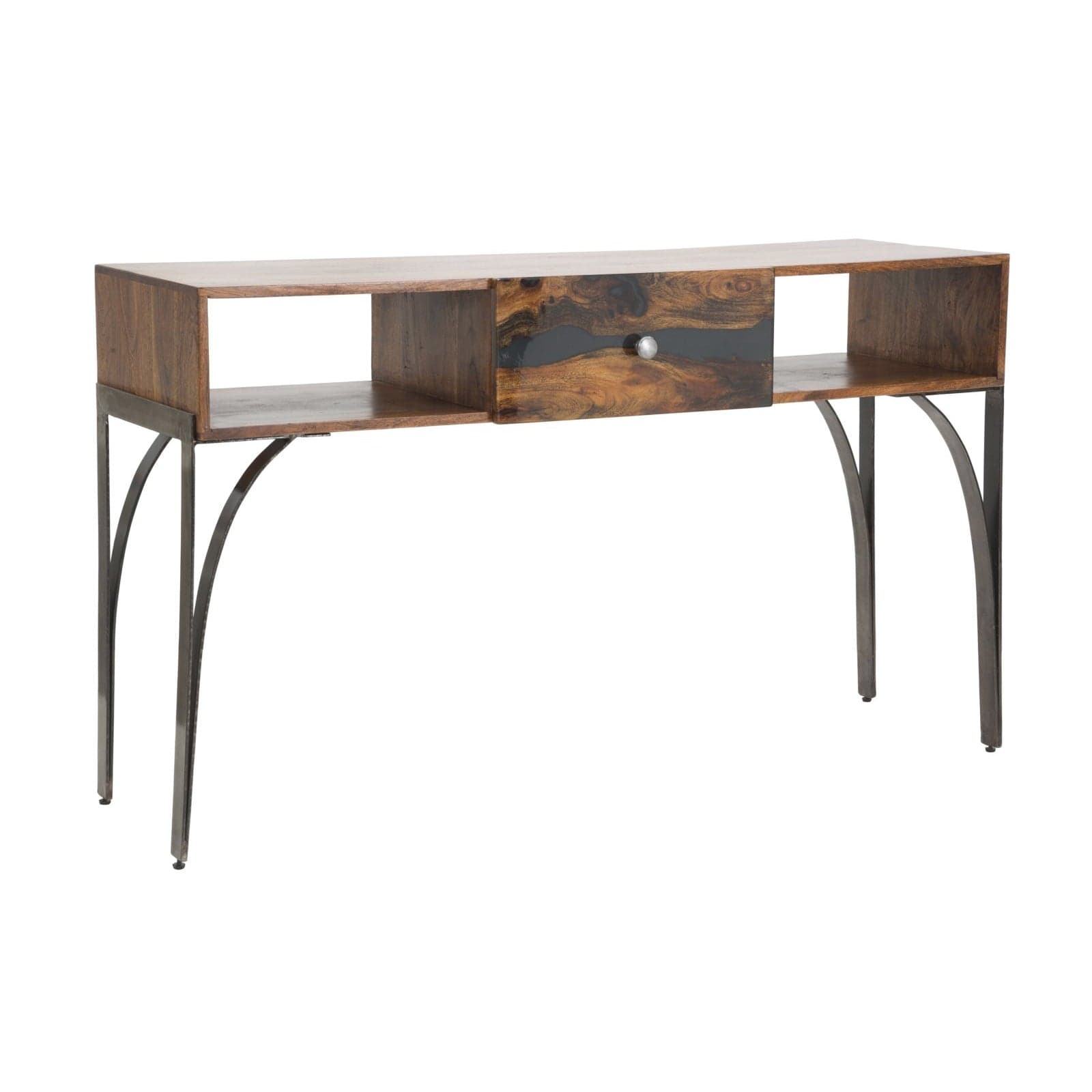 Console "Mustang" struttura in legno di acacia e metallo per interni in Credenze Decor Space - Altamura, commercioVirtuoso.it