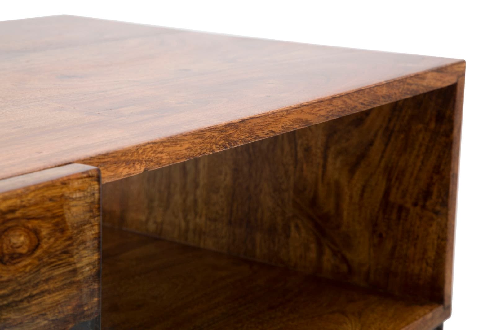 Console "Mustang" struttura in legno di acacia e metallo per interni in Credenze Decor Space - Altamura, commercioVirtuoso.it