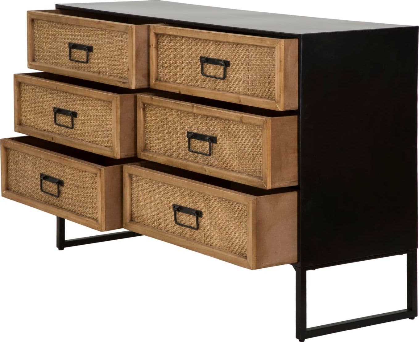 Comò "Hanoi" struttura in metallo e legno MDF per interni in Cassettiere Decor Space - Altamura, commercioVirtuoso.it