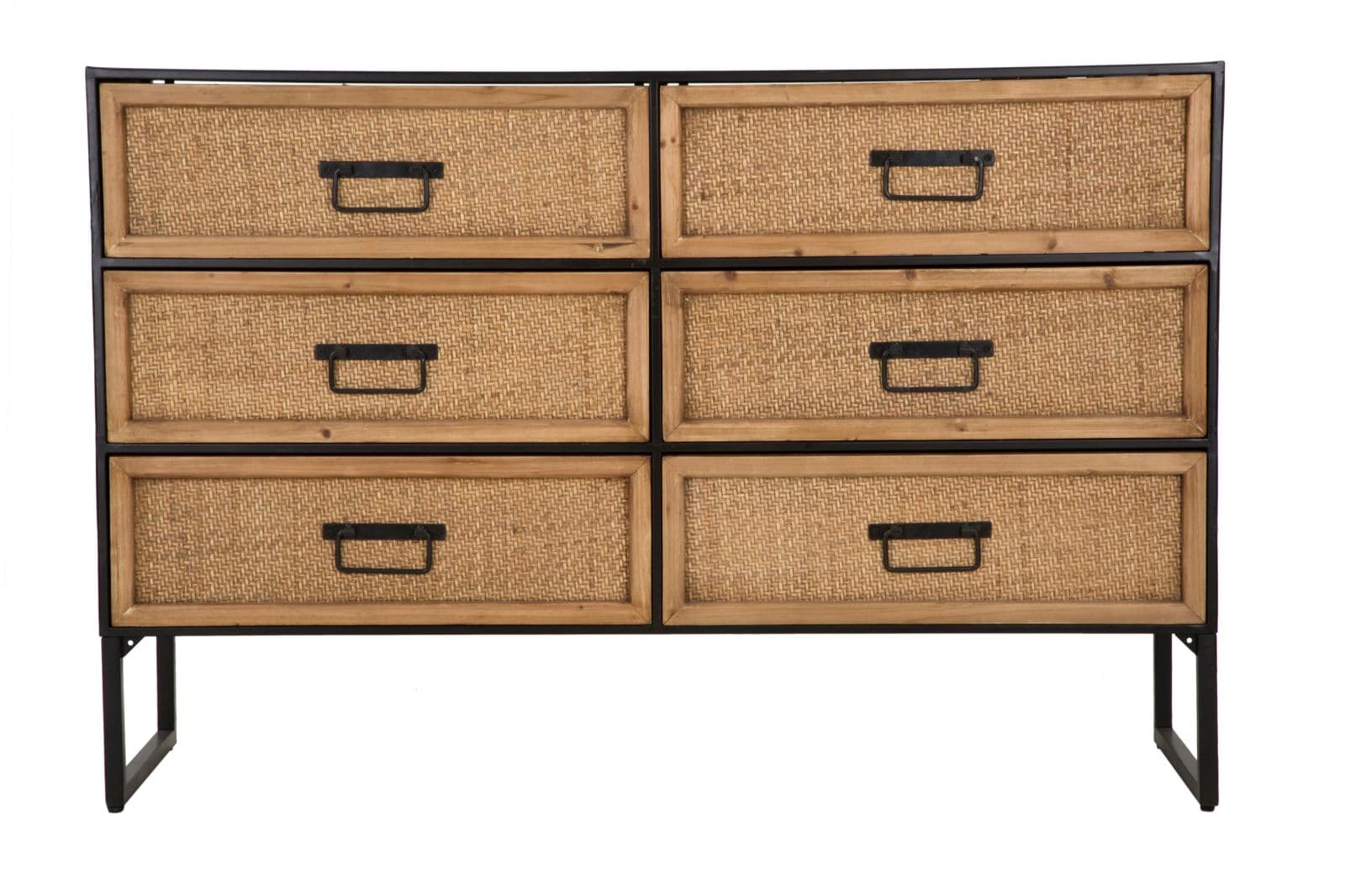 Comò "Hanoi" struttura in metallo e legno MDF per interni in Cassettiere Decor Space - Altamura, commercioVirtuoso.it