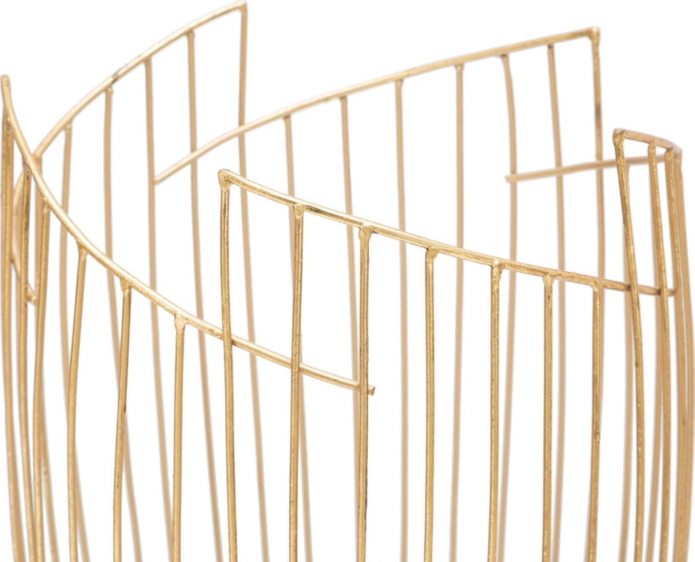 Porta ombrelli struttura in metallo color oro per interni in Portaombrelli Decor Space - Altamura, commercioVirtuoso.it