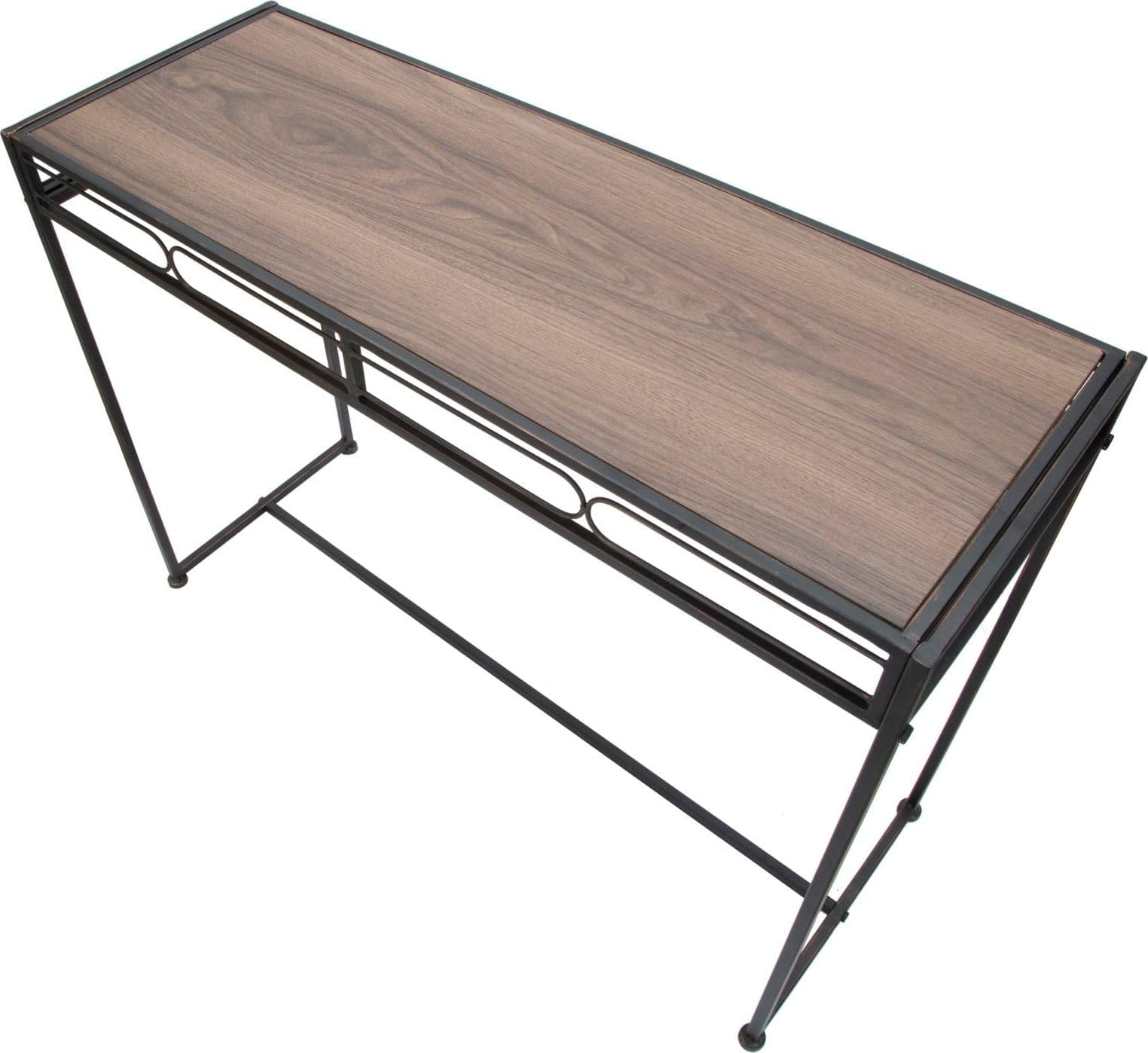 Console struttura in metallo e ripiano in legno MDF per interni in Credenze Decor Space - Altamura, commercioVirtuoso.it