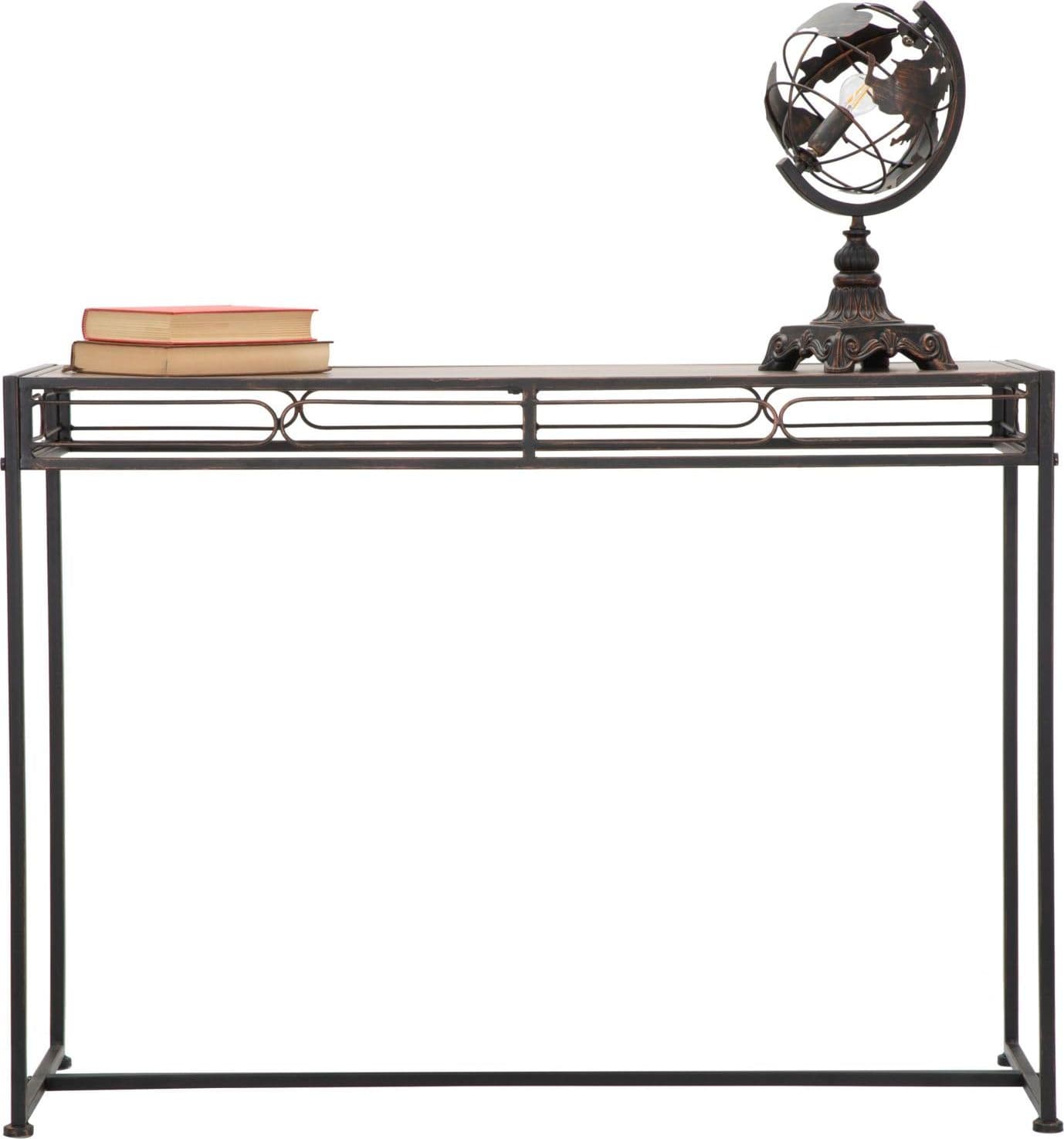 Console struttura in metallo e ripiano in legno MDF per interni in Credenze Decor Space - Altamura, commercioVirtuoso.it