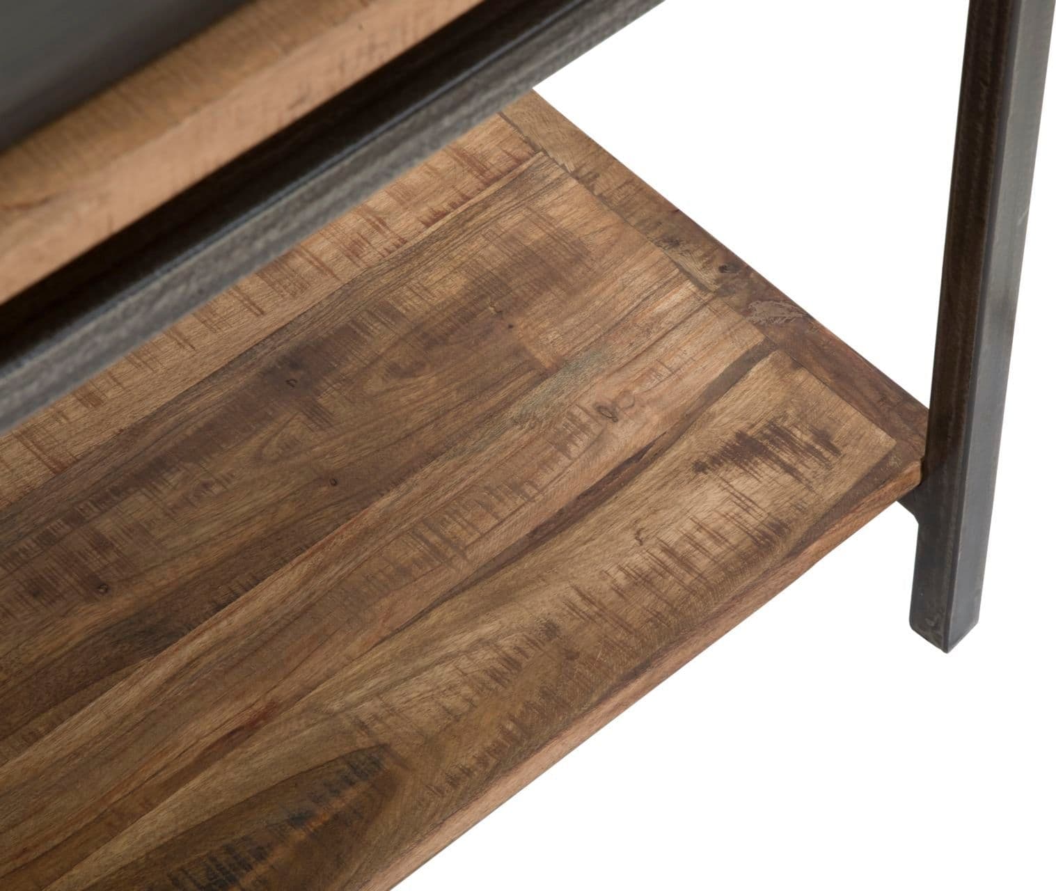 Console "Yellowstone" struttura in legno di acacia e metallo per interni in Credenze Decor Space - Altamura, commercioVirtuoso.it