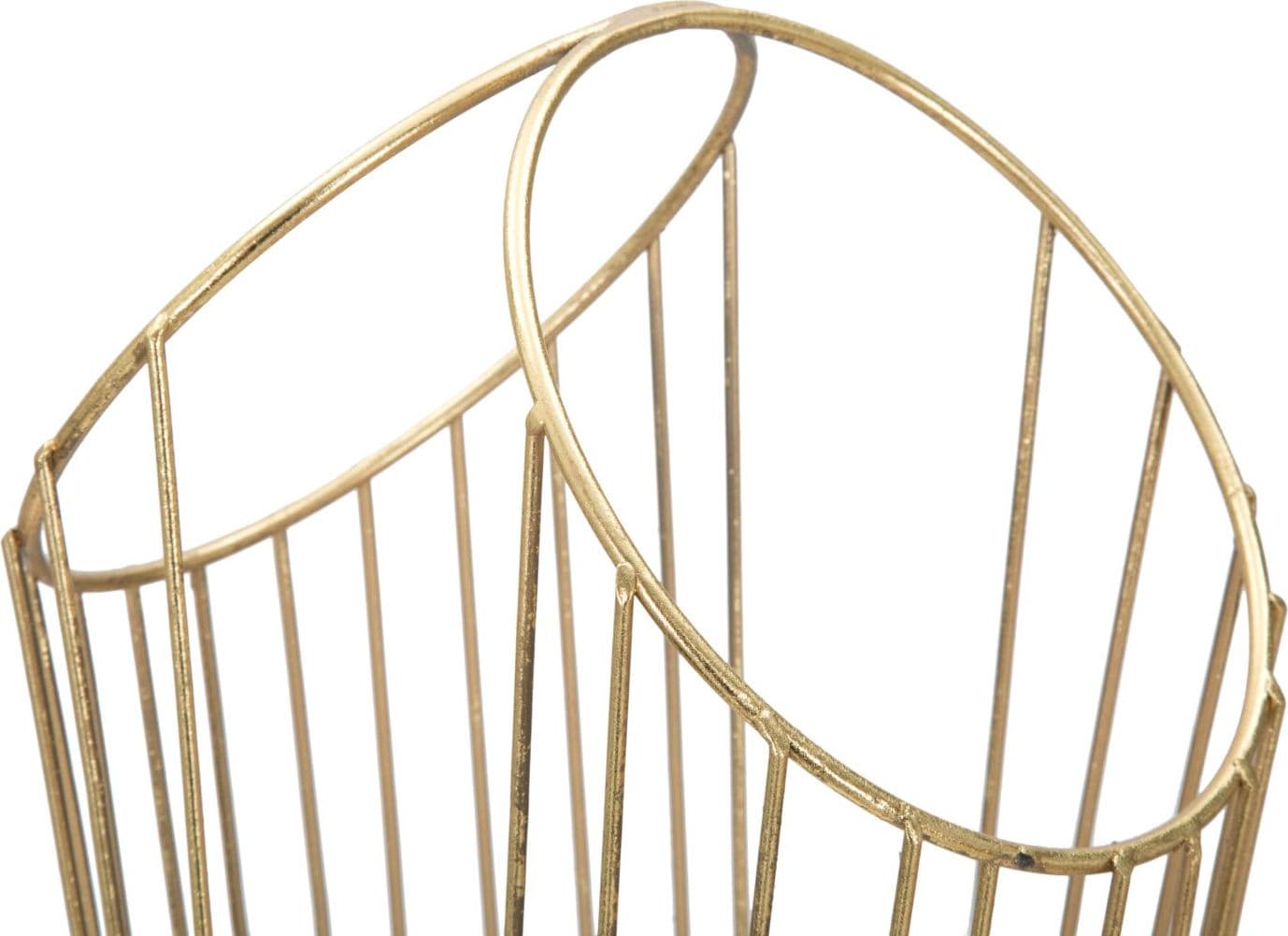 Porta ombrelli struttura in ferro color oro per interni in Portaombrelli Decor Space - Altamura, commercioVirtuoso.it