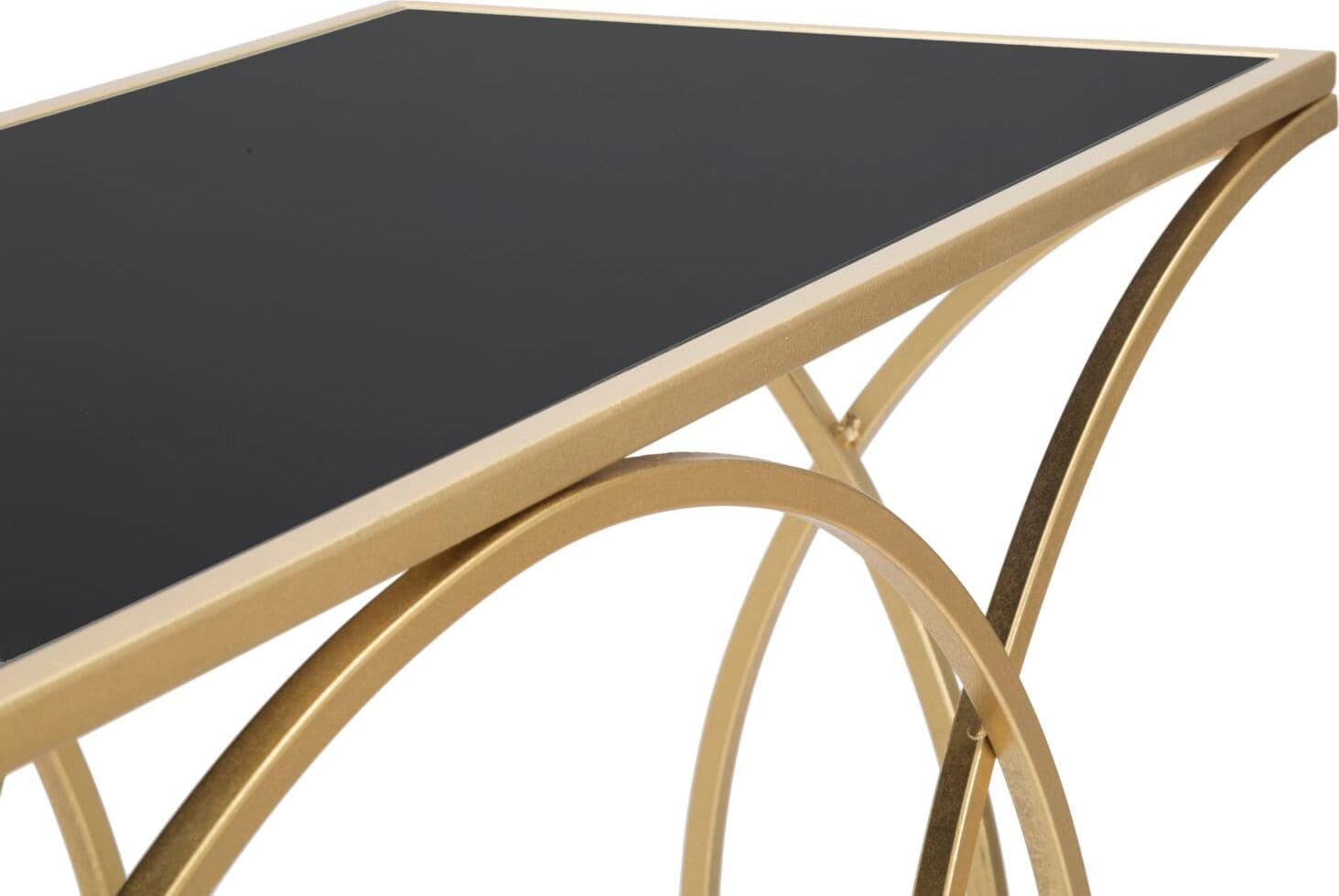 Console-struttura-in-metallo-e-ripiano-in-vetro-per-interni