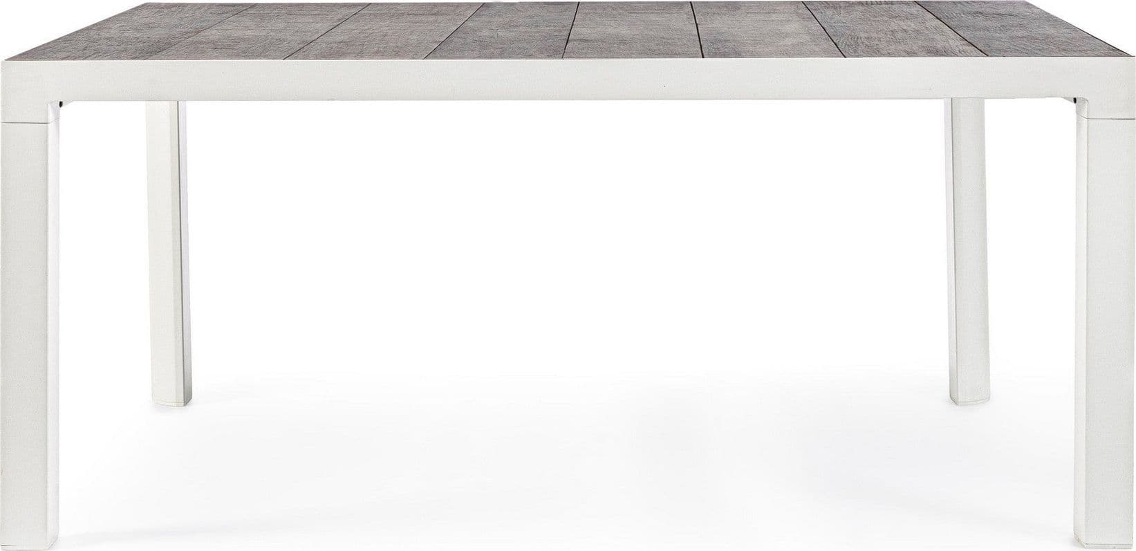 Tavolo rettangolare "Mason" con struttura in alluminio, piano in ceramica in Tavoli standard Decor Space - Altamura, commercioVirtuoso.it