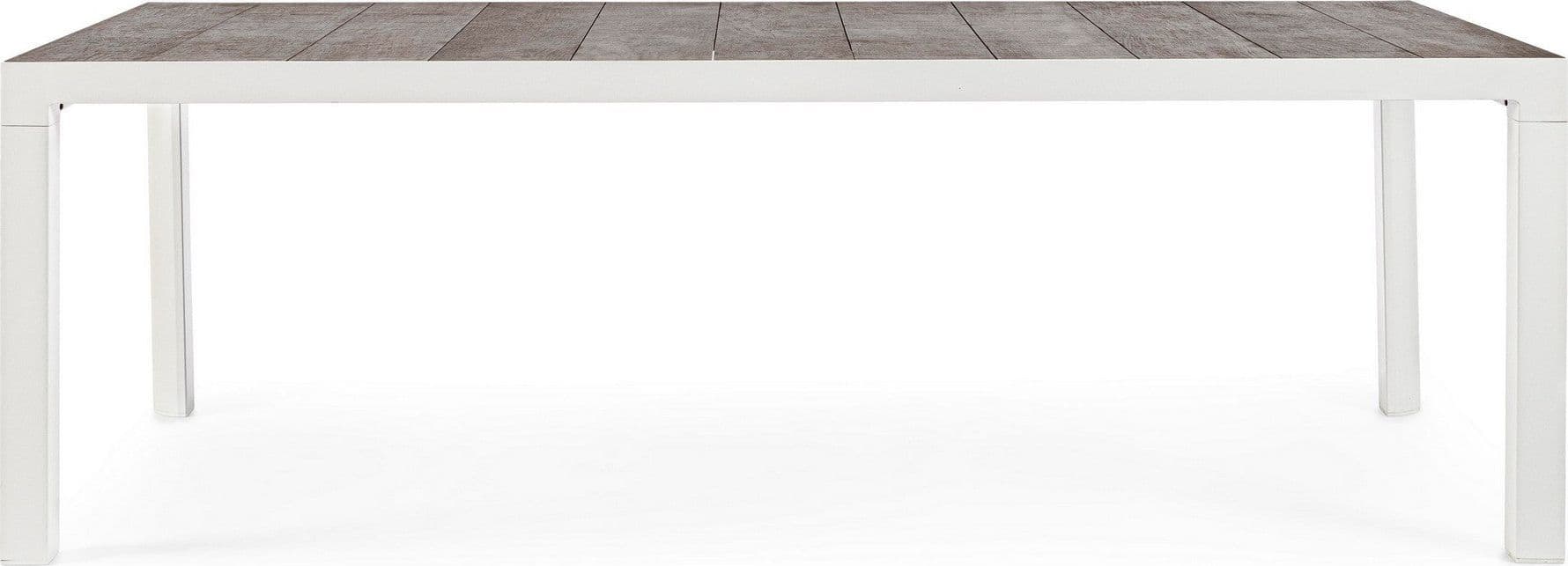 Tavolo rettangolare "Mason" con struttura in alluminio, piano in ceramica - 35