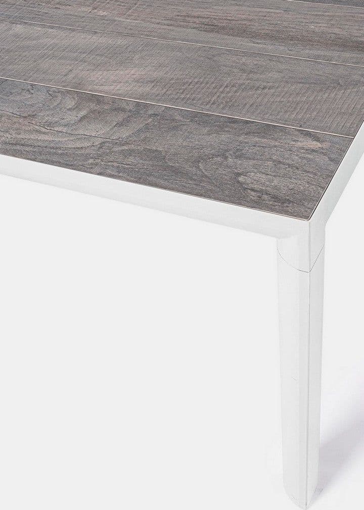 Tavolo rettangolare "Mason" con struttura in alluminio, piano in ceramica - 36
