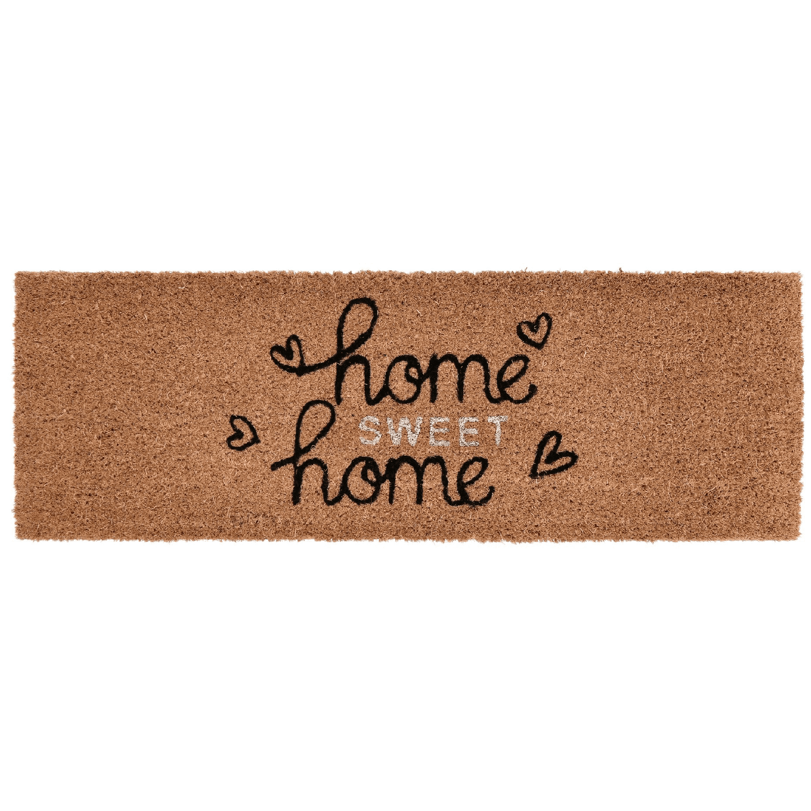 Zerbino in fibra di cocco "Home Sweet Home" 25 x 75 cm