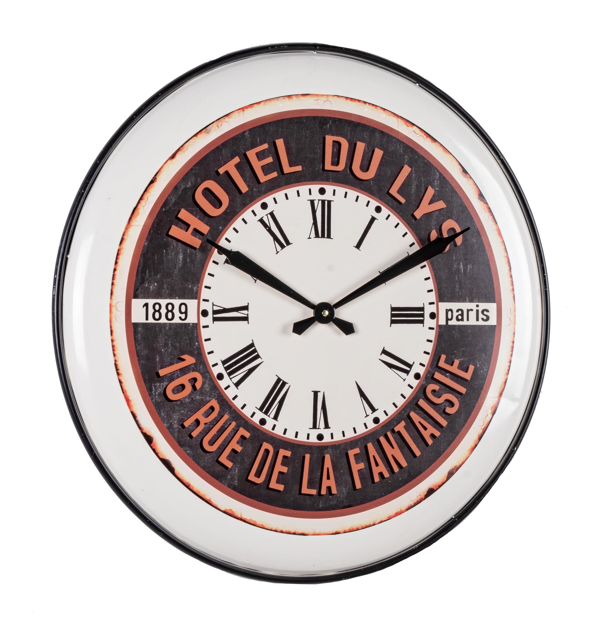 Orologio da parete "Dulys" in acciaio con batteria Ø 62x3 cm in Orologi da parete Decor Space - Altamura, commercioVirtuoso.it