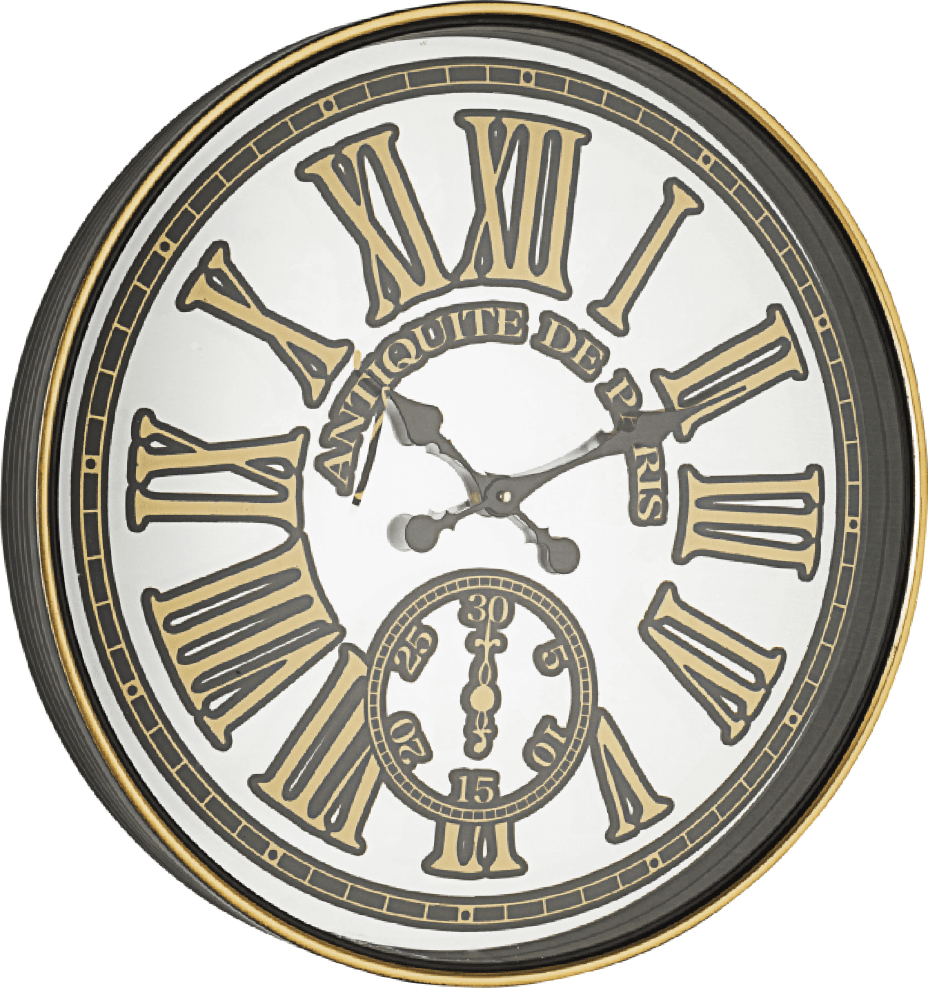 Orologio da parete "Jerome" in acciaio a batteria Ø 60x7.5 cm in Orologi da parete Decor Space - Altamura, commercioVirtuoso.it