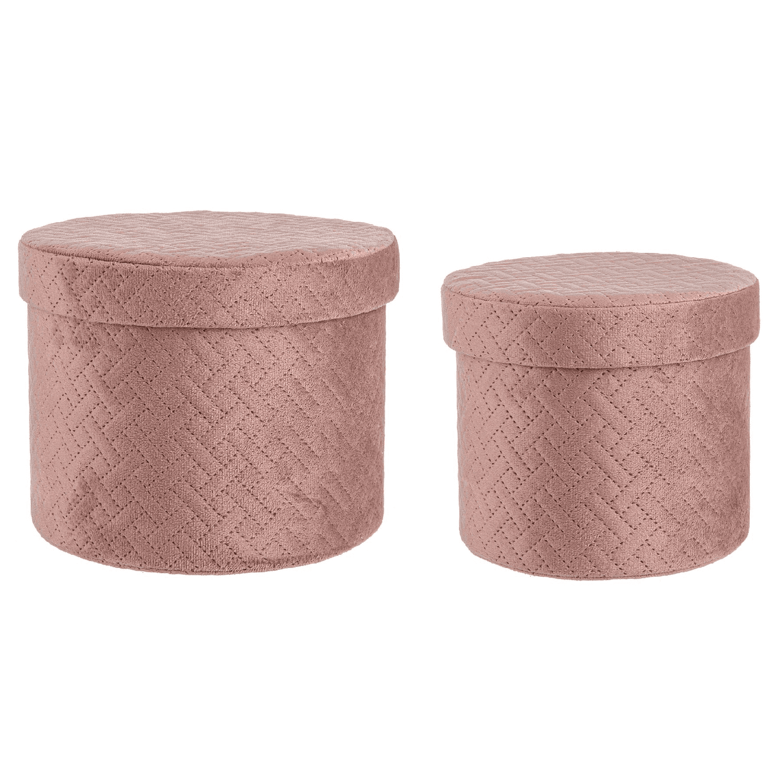 Set 2 scatola "Averill" struttura in cartone e rivestimento in poliestere in Organizer per cassetti Decor Space - Altamura, commercioVirtuoso.it