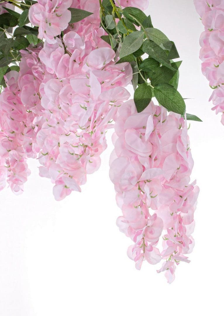 Albero artificiale da giardino "Glicine" rosa, con petali e foglie, 200x320h cm in Piante artificiali Decor Space - Altamura, commercioVirtuoso.it