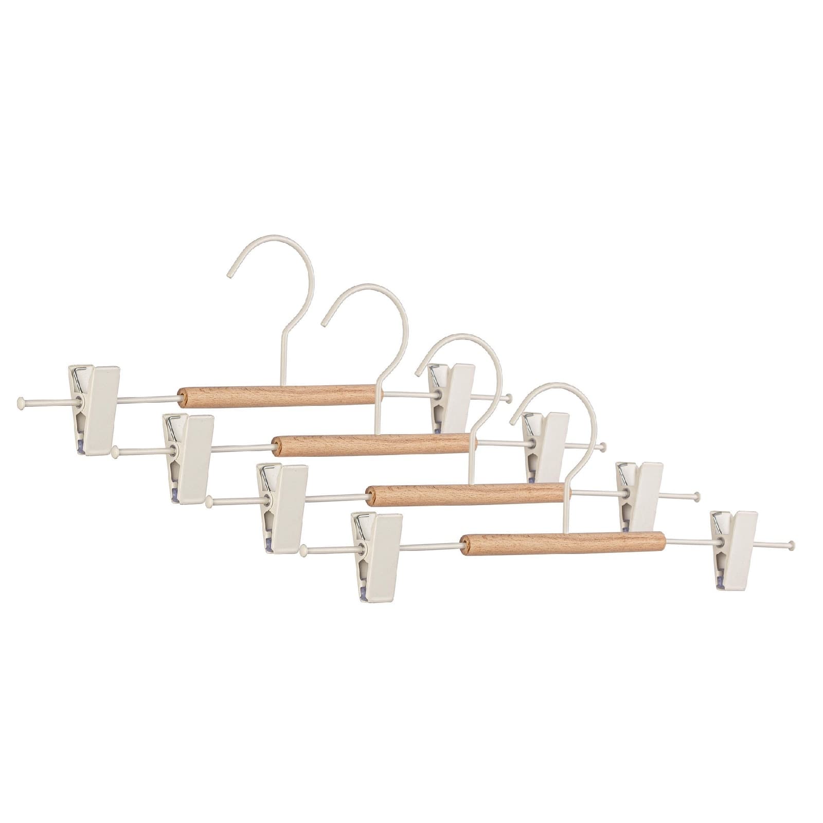 Set 4 gruccia "C CLIP" in legno e acciaio in Organizer per cassetti Decor Space - Altamura, commercioVirtuoso.it