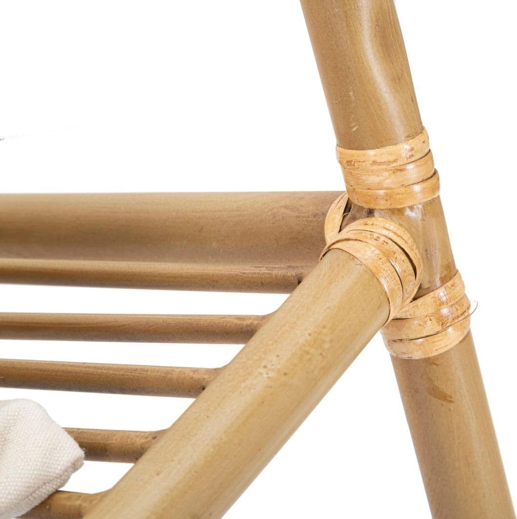 Poltrona "Panama" in metallo e rattan con cuscino per interni in Poltrone Decor Space - Altamura, commercioVirtuoso.it