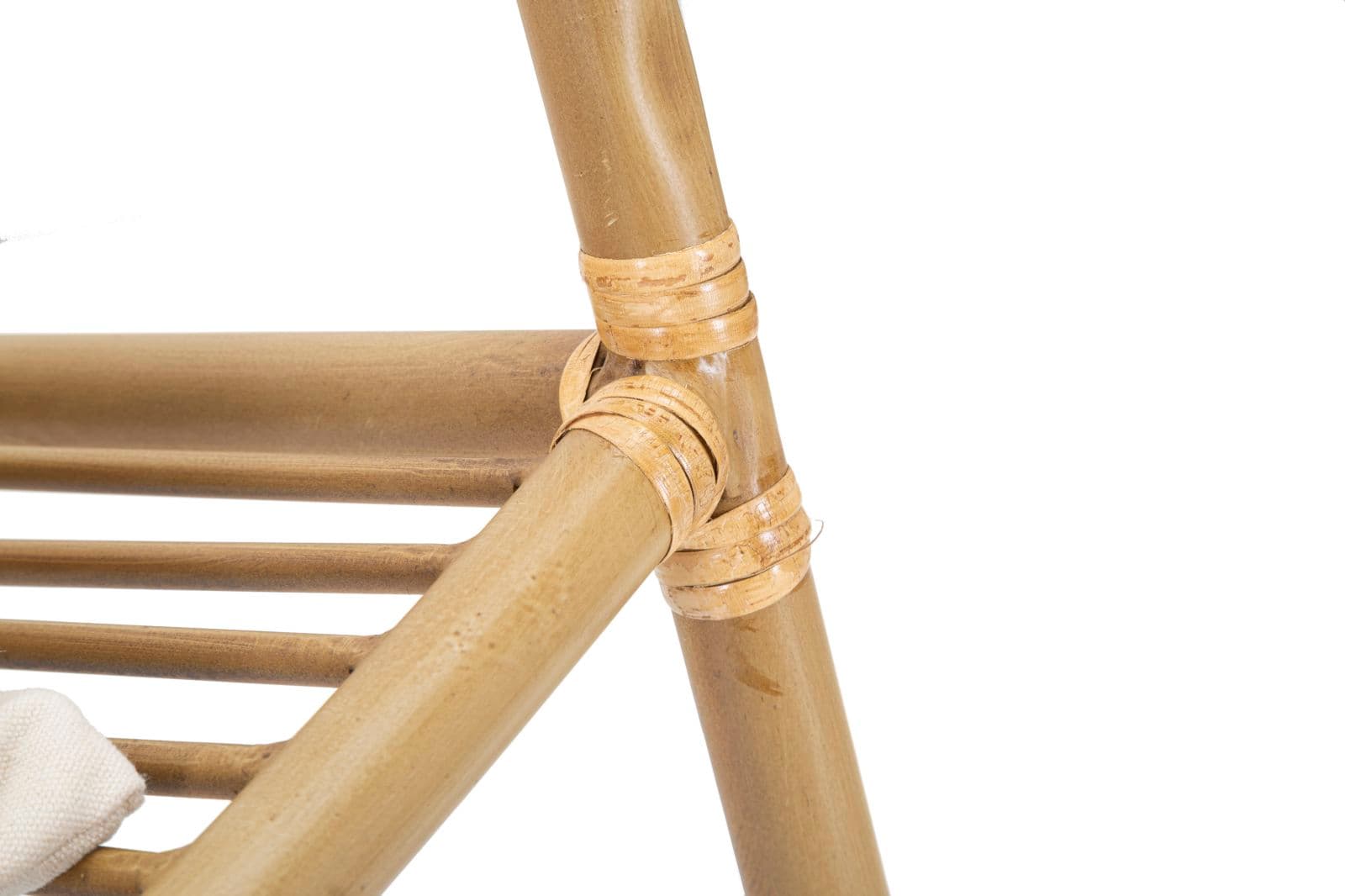 Poltrona "Panama" in metallo e rattan con cuscino per interni in Poltrone Decor Space - Altamura, commercioVirtuoso.it