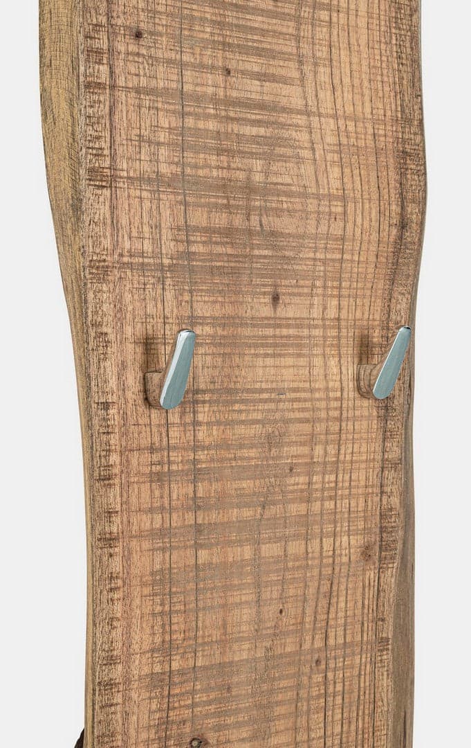 Set 2 appendiabiti "Elmer" in legno d'acacia in Appendiabiti Decor Space - Altamura, commercioVirtuoso.it