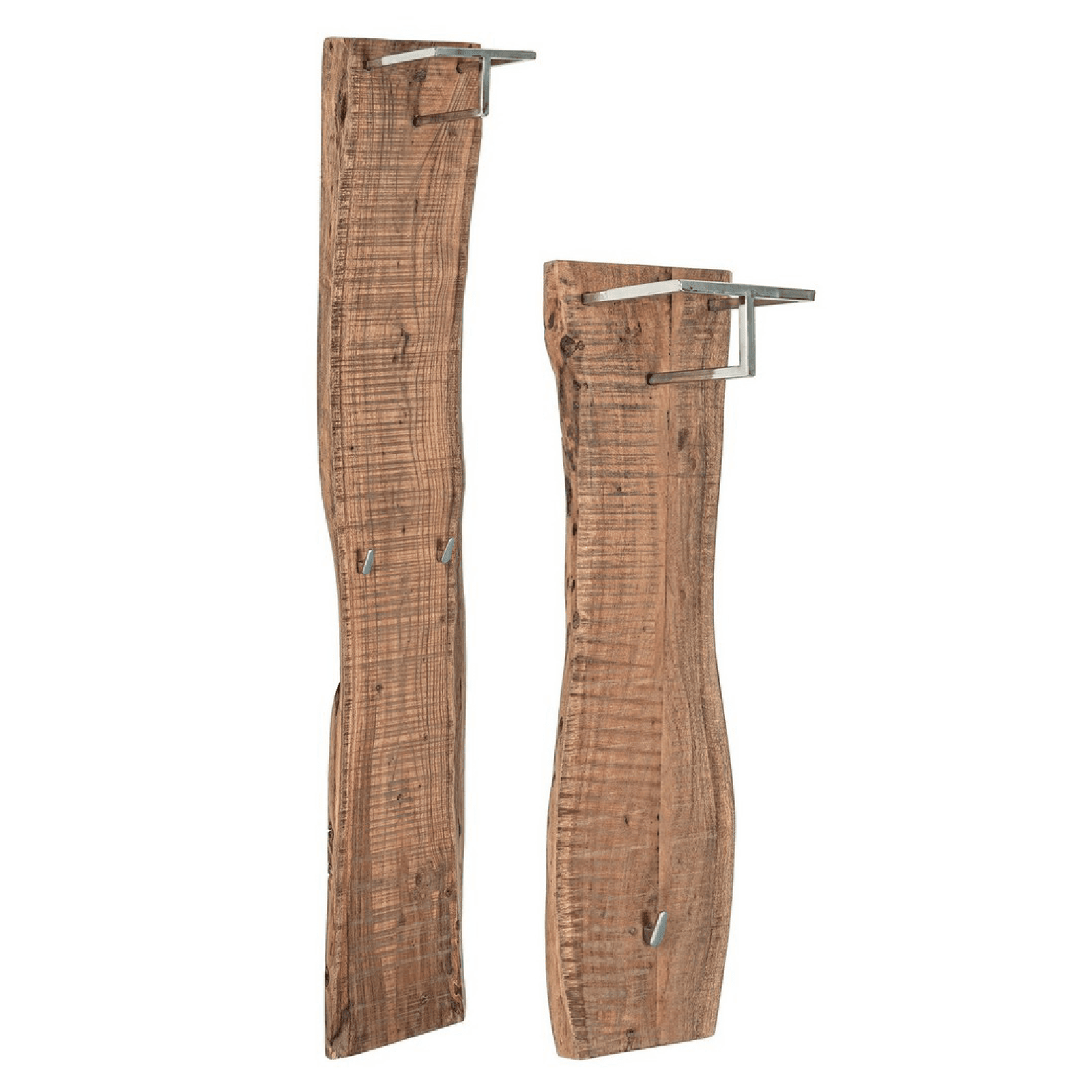 Set 2 appendiabiti "Elmer" in legno d'acacia in Appendiabiti Decor Space - Altamura, commercioVirtuoso.it