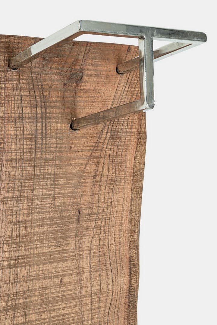 Set 2 appendiabiti "Elmer" in legno d'acacia in Appendiabiti Decor Space - Altamura, commercioVirtuoso.it