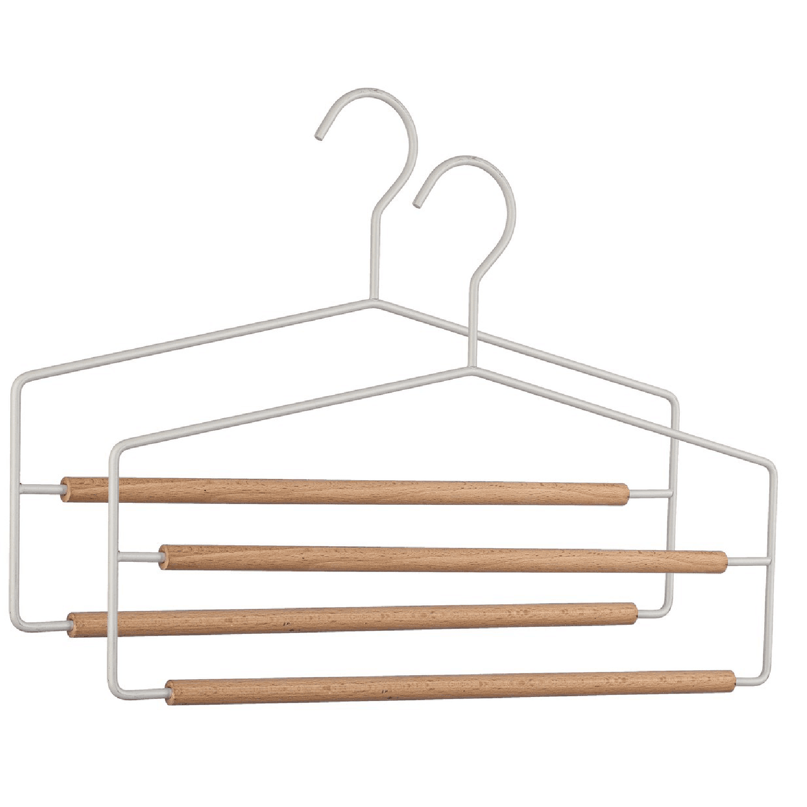 Gruccia 2 pezzi "Closet pantalone" in legno e acciaio in Organizer per cassetti Decor Space - Altamura, commercioVirtuoso.it