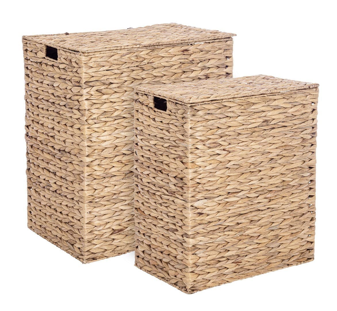 Set 2 pezzi porta biancheria "Kalaw" naturale rettangolare in Organizer per cassetti Decor Space - Altamura, commercioVirtuoso.it