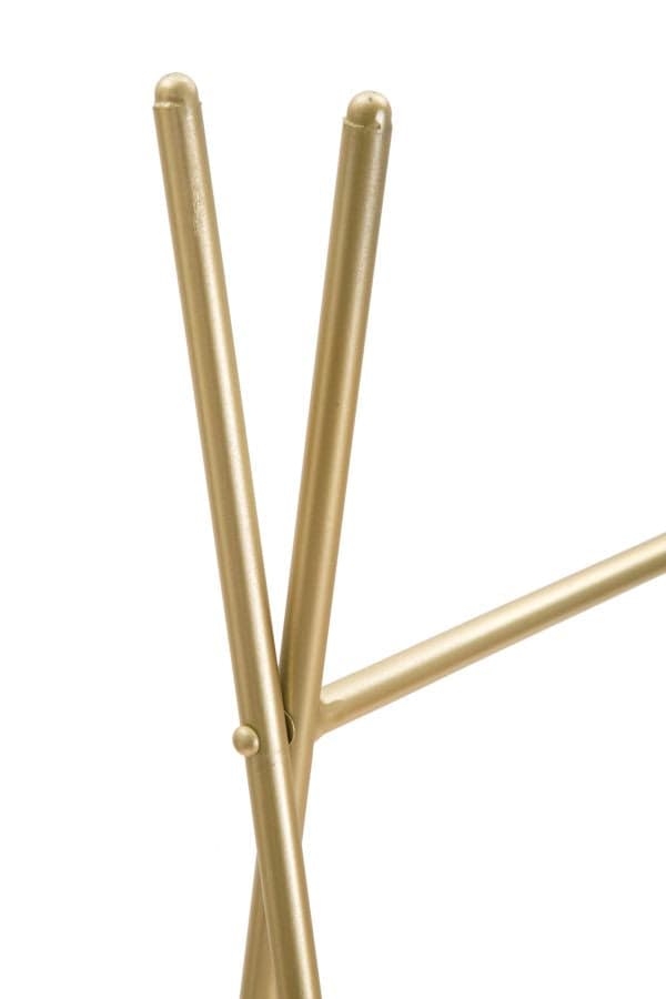 Appendiabiti struttura in metallo color oro con ripiano per interni in Appendiabiti Decor Space - Altamura, commercioVirtuoso.it