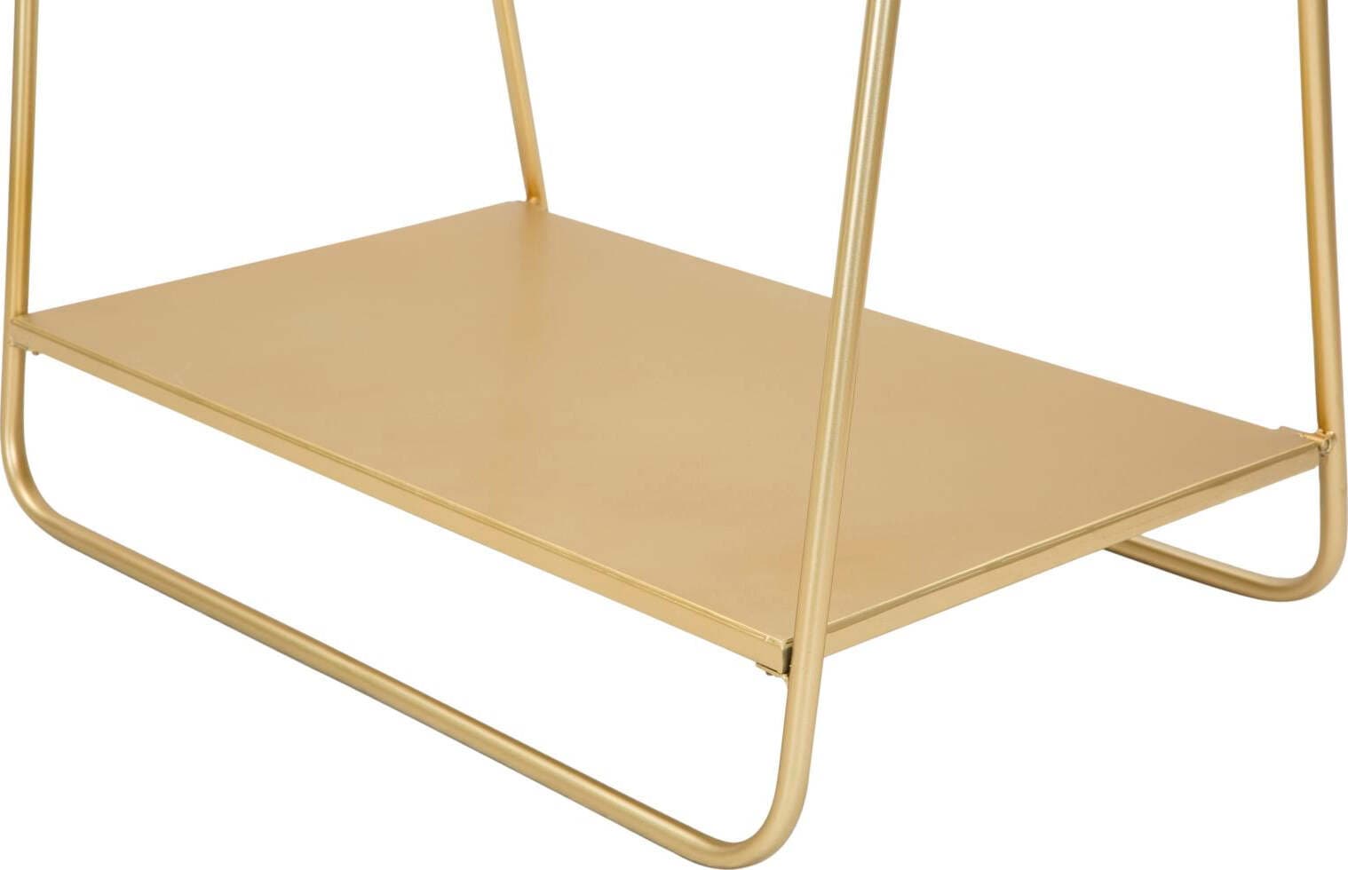 Appendiabiti-struttura-in-metallo-color-oro-con-ripiano-per-interni