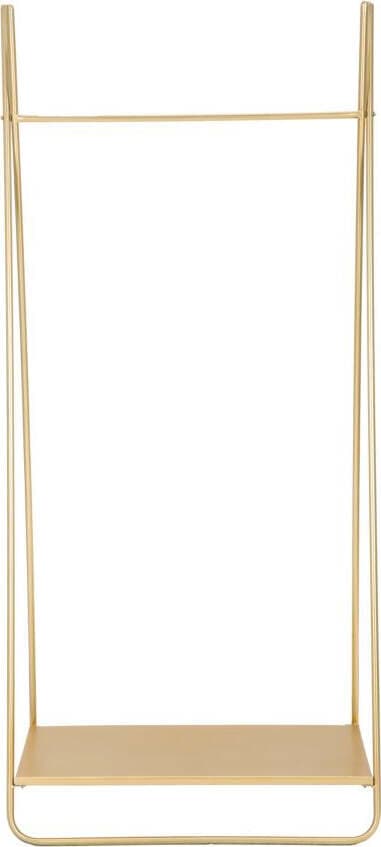 Appendiabiti-struttura-in-metallo-color-oro-con-ripiano-per-interni