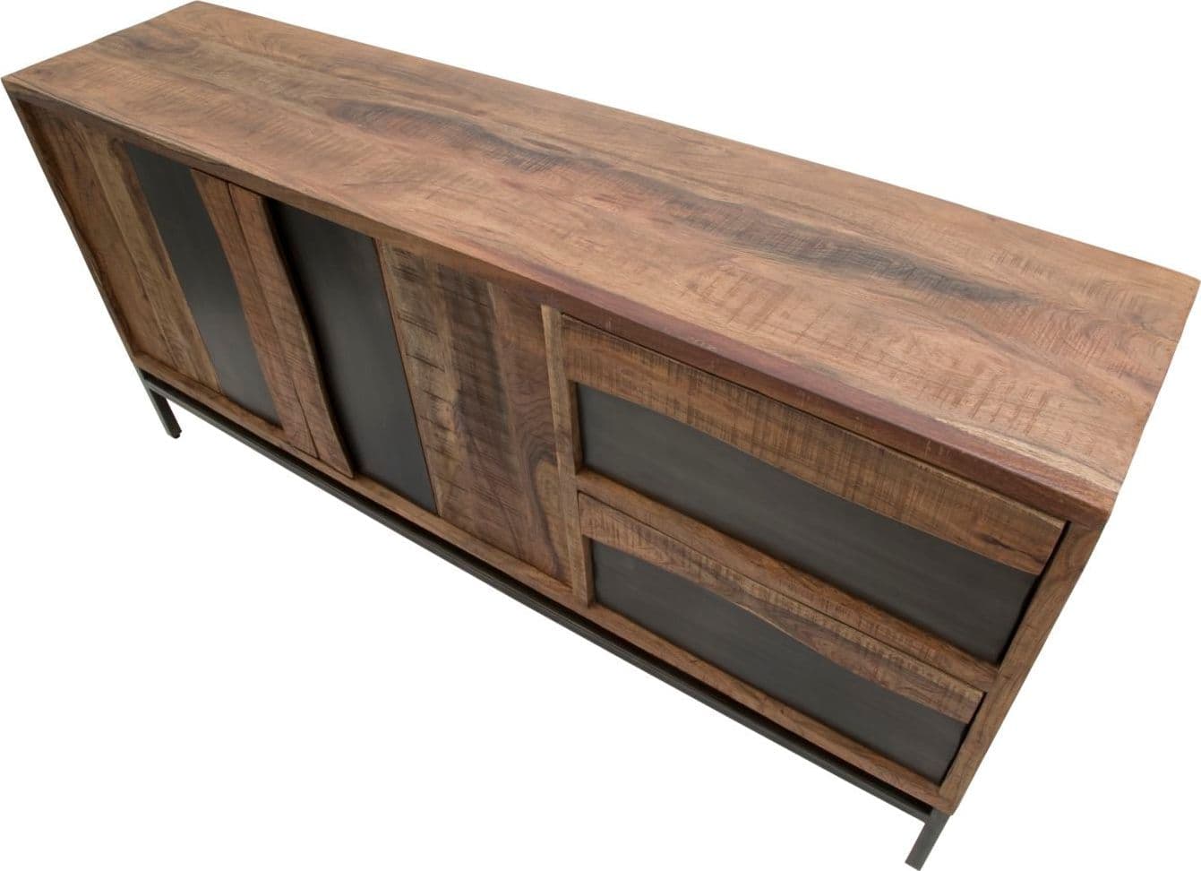 Mobile "Yellowstone" in legno di acacia per interno 175 x 40 x 80h cm in Pareti attrezzate Decor Space - Altamura, commercioVirtuoso.it