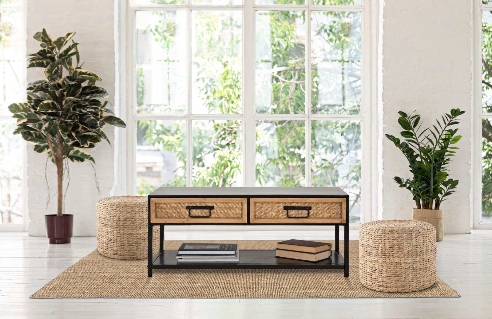Mobile porta TV "Hanoi" per interno 95 x 38 x 38h cm - 7