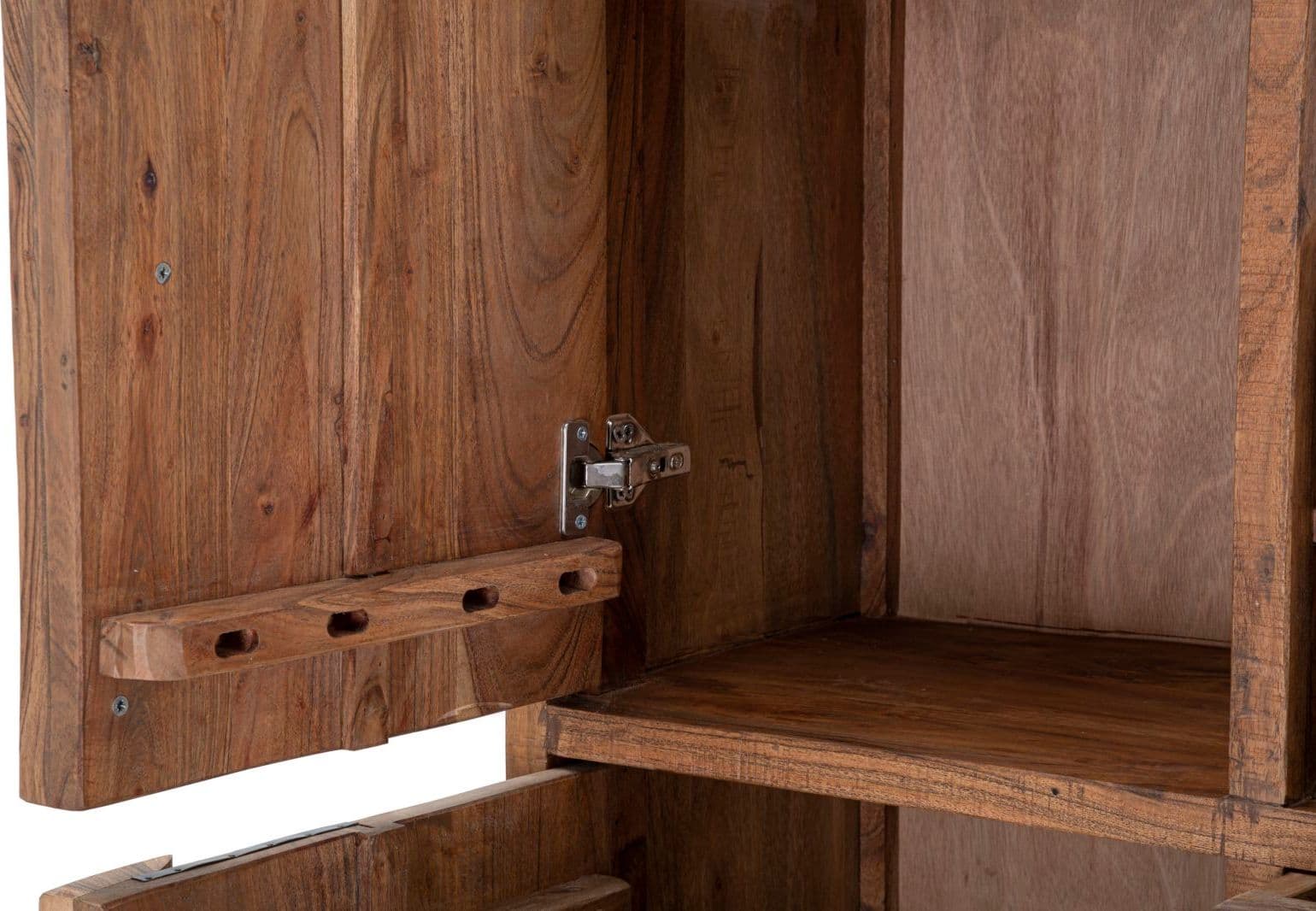 Libreria "Yellowstone" in legno di acacia e metallo per interno in Librerie Decor Space - Altamura, commercioVirtuoso.it