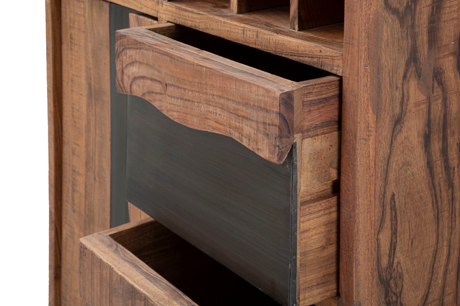 Libreria "Yellowstone" in legno di acacia e metallo per interno in Librerie Decor Space - Altamura, commercioVirtuoso.it
