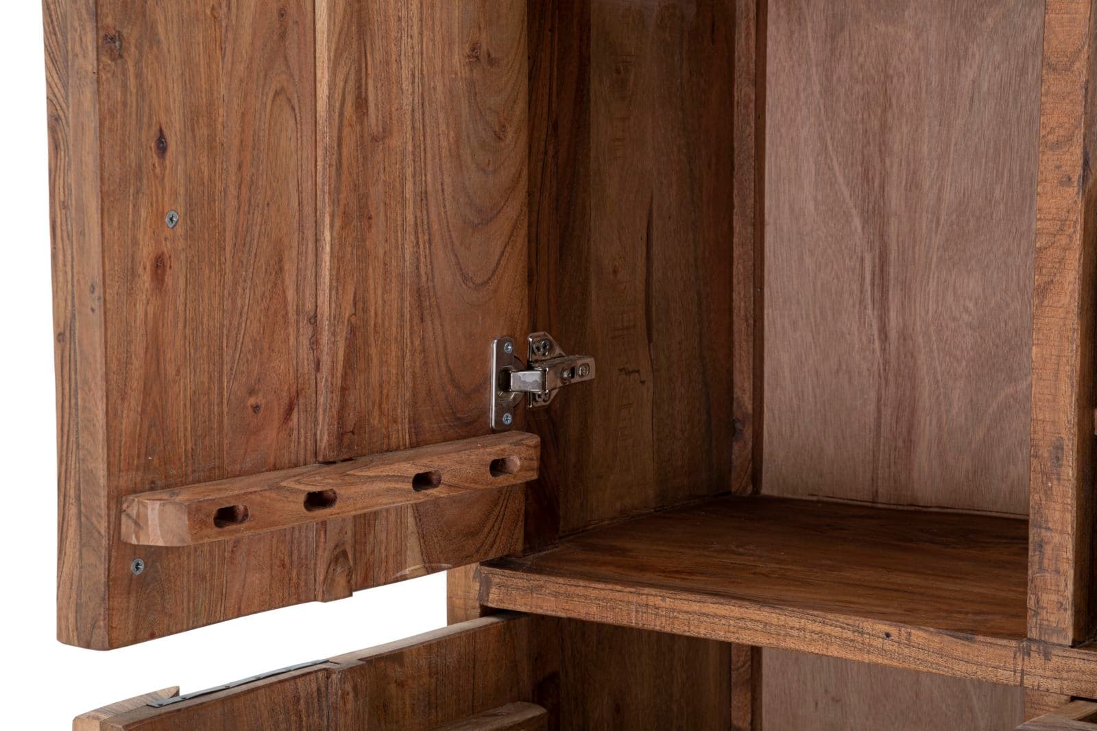 Libreria "Yellowstone" in legno di acacia e metallo per interno in Librerie Decor Space - Altamura, commercioVirtuoso.it