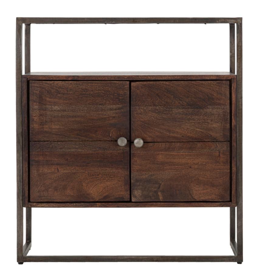 Mobiletto "Burn" in legno di acacia per interno 75 x 30 x 83h cm in Cassettiere Decor Space - Altamura, commercioVirtuoso.it