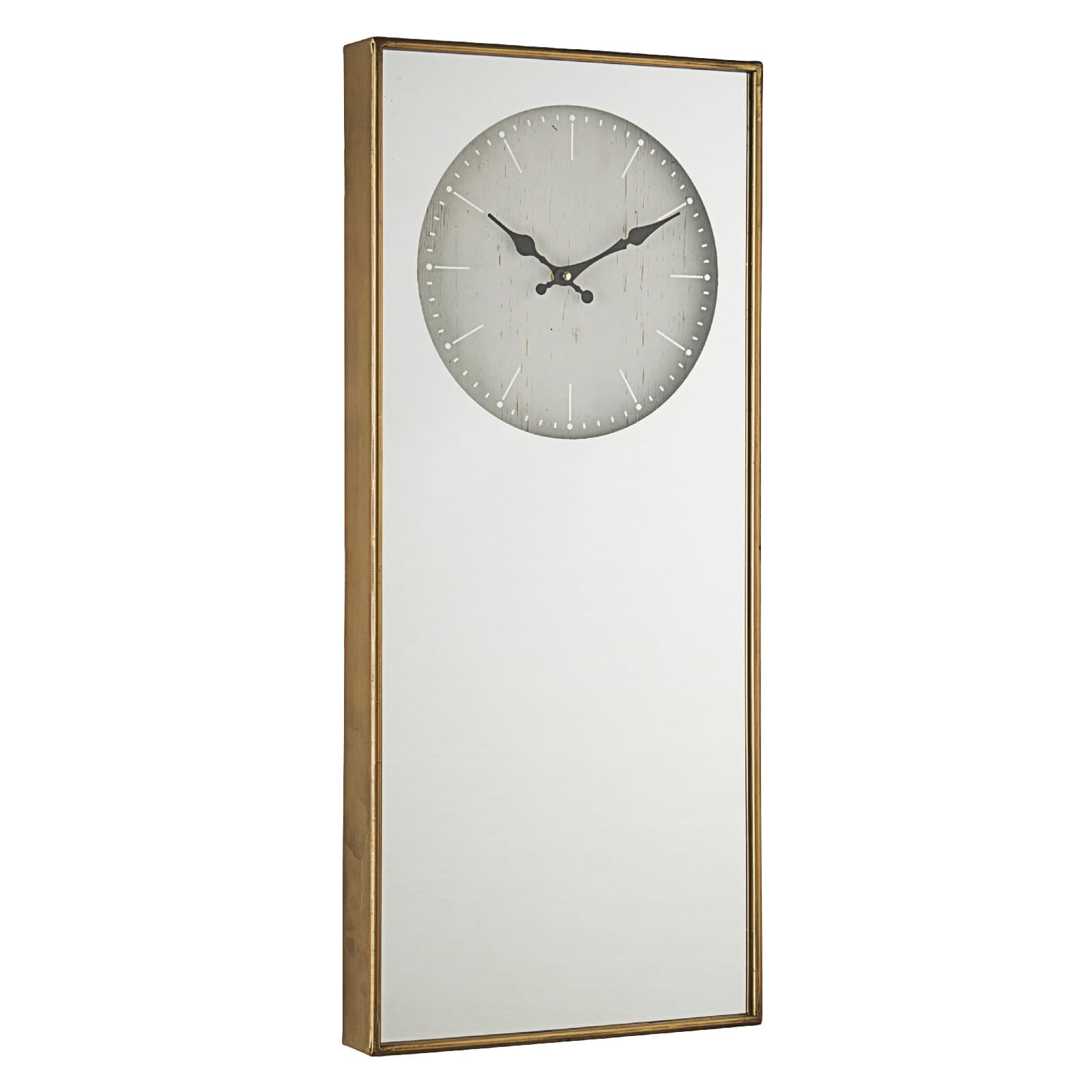Orologio da parete "Ticking" in acciaio a batteria h 35x6x80 cm in Orologi da parete Decor Space - Altamura, commercioVirtuoso.it