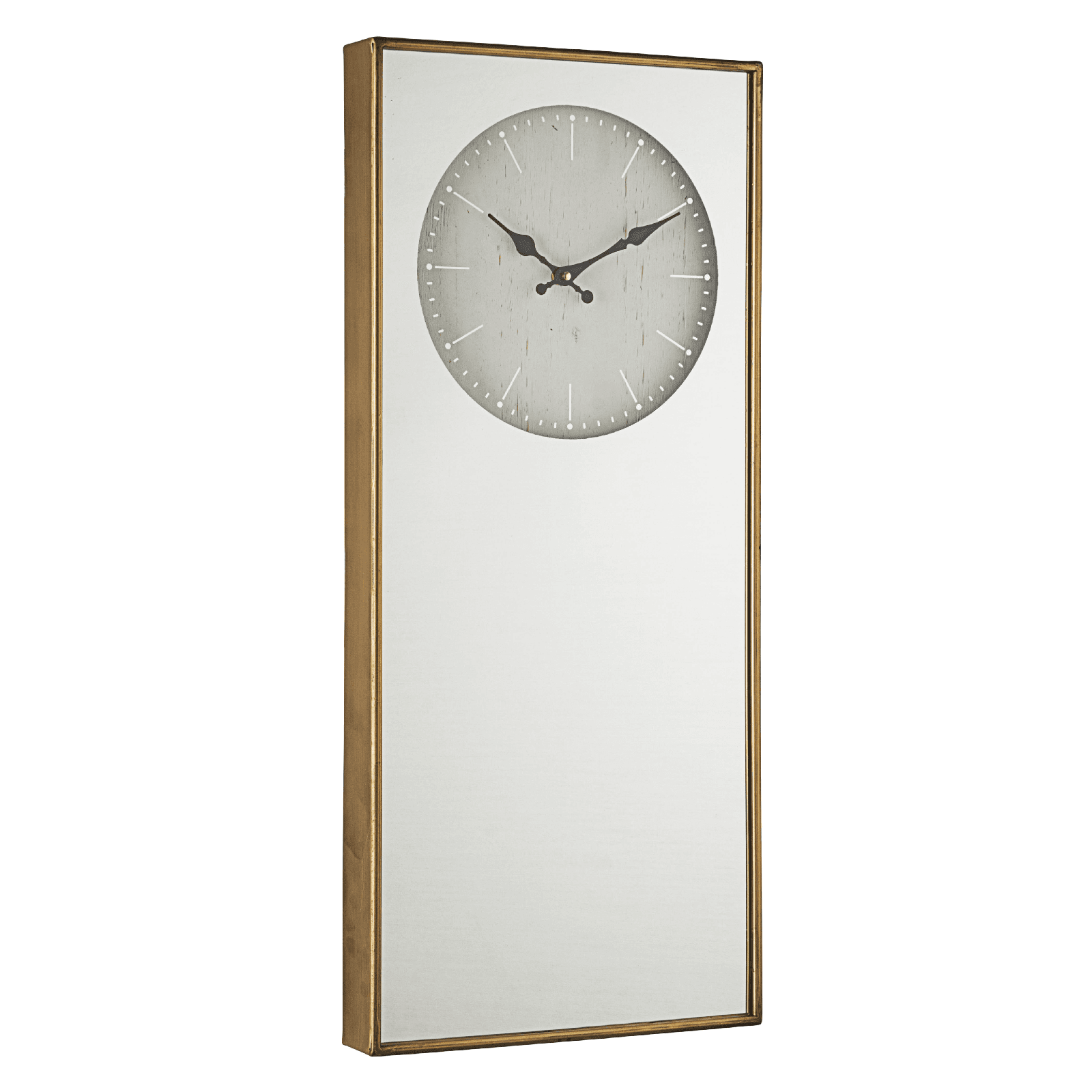 Orologio da parete "Ticking" in acciaio a batteria h 35x6x80 cm in Orologi da parete Decor Space - Altamura, commercioVirtuoso.it