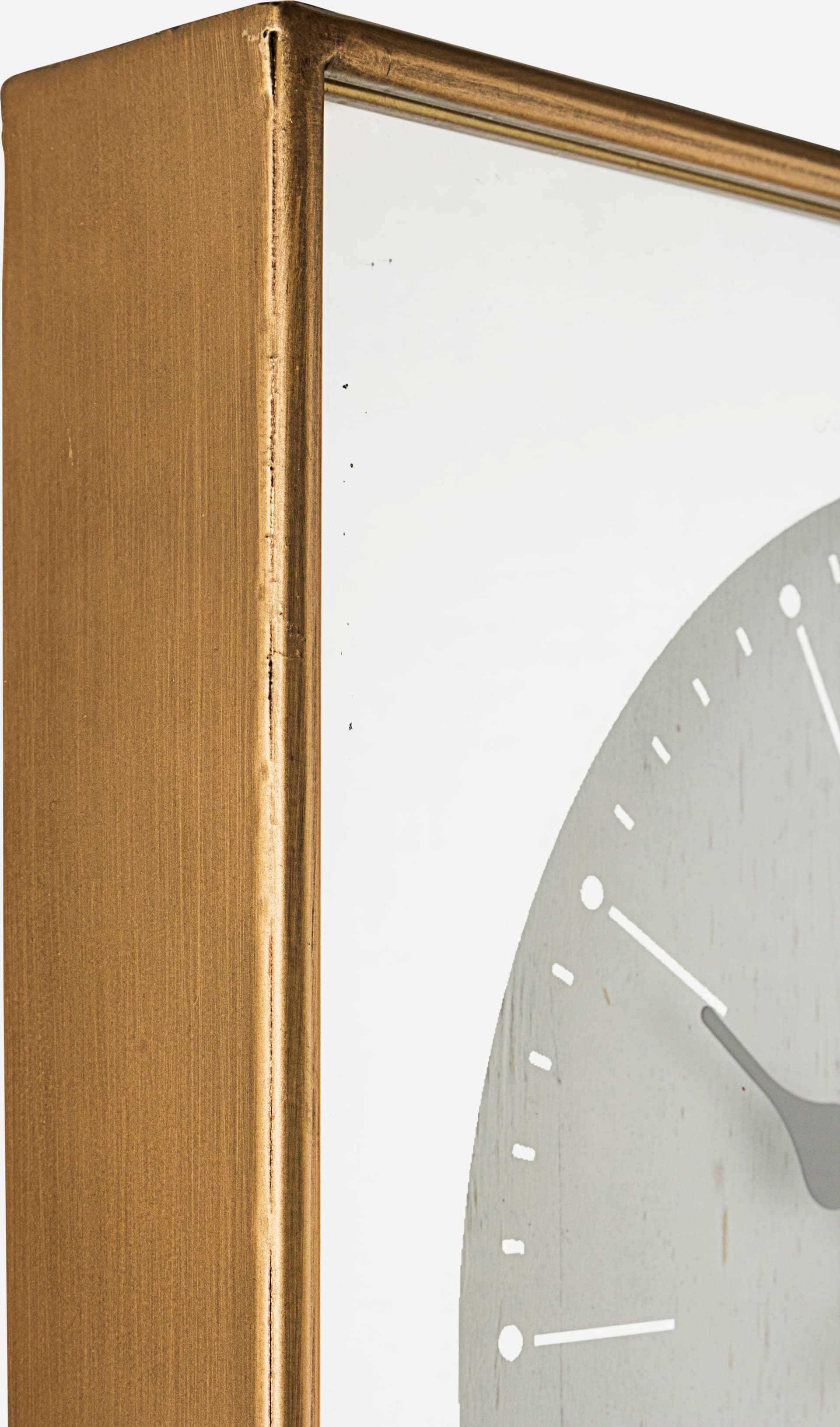 Orologio da parete "Ticking" in acciaio a batteria h 35x6x80 cm in Orologi da parete Decor Space - Altamura, commercioVirtuoso.it