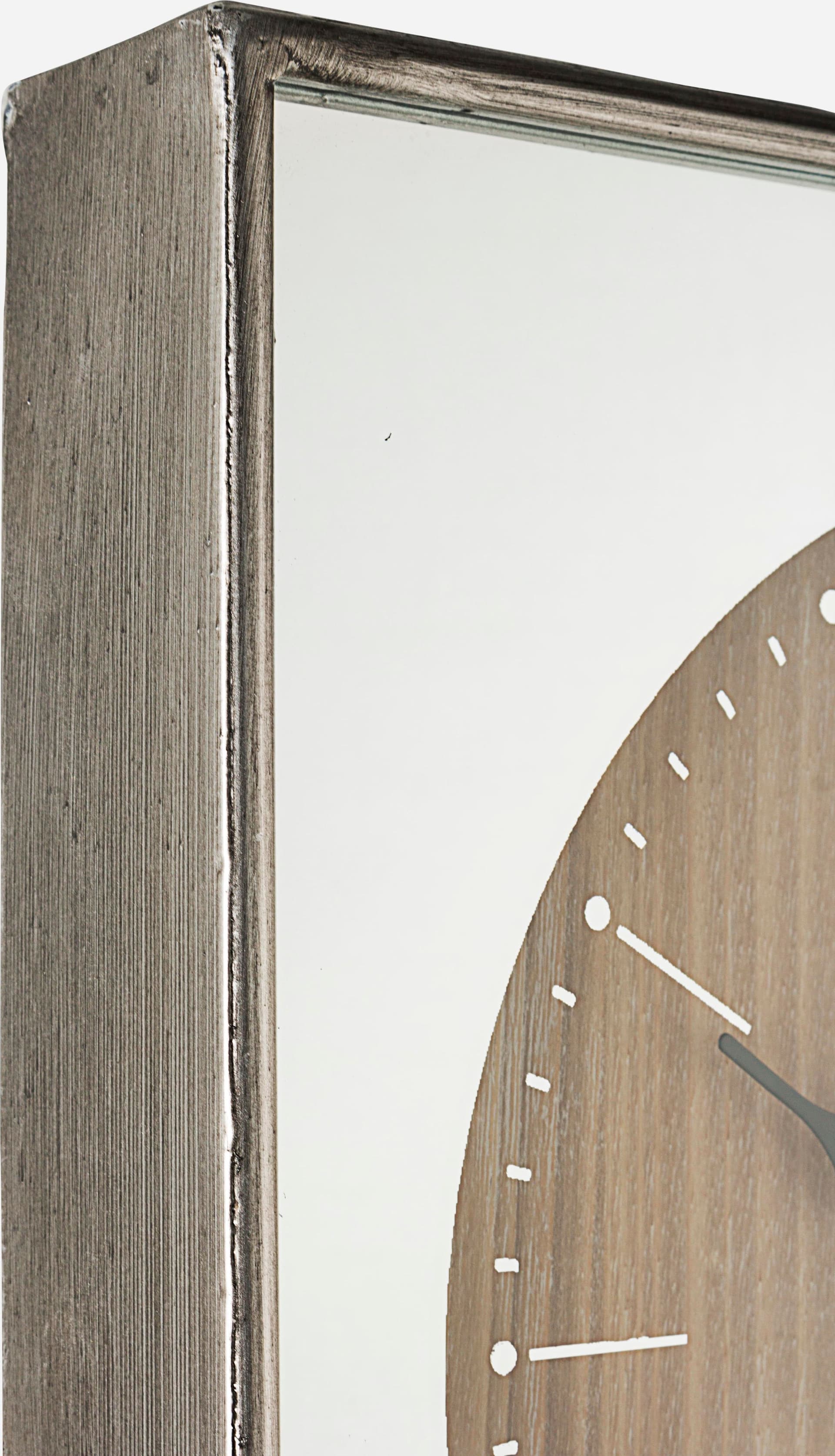 Orologio da parete "Ticking" in acciaio a batteria h 35x6x80 cm in Orologi da parete Decor Space - Altamura, commercioVirtuoso.it
