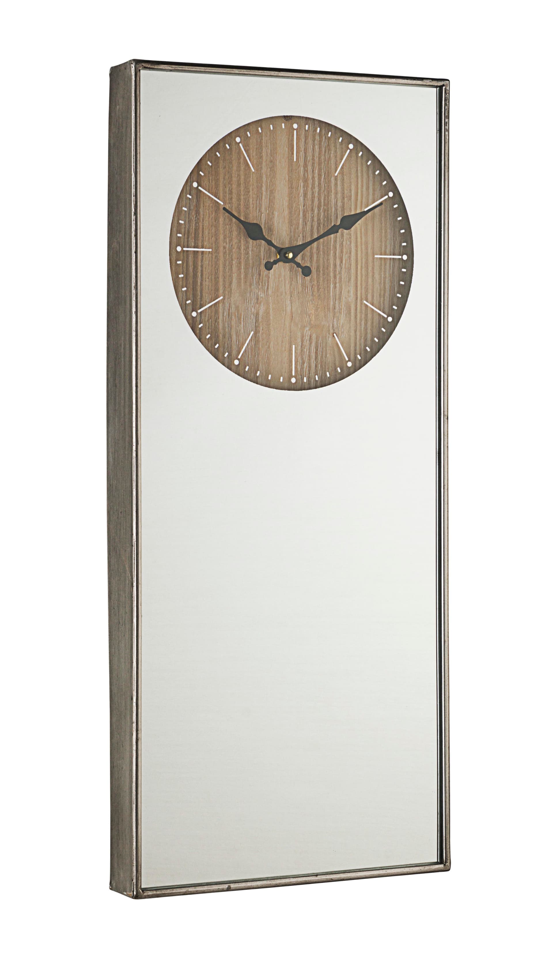 Orologio da parete "Ticking" in acciaio a batteria h 35x6x80 cm in Orologi da parete Decor Space - Altamura, commercioVirtuoso.it