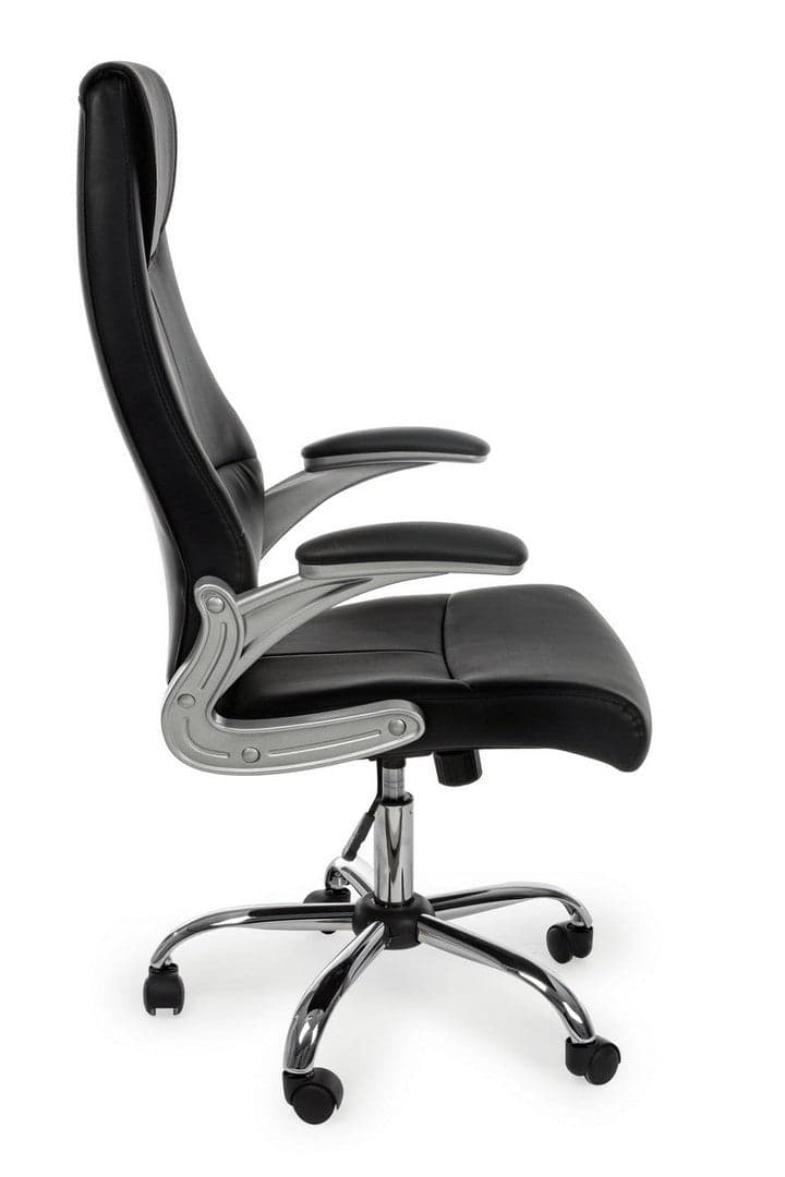 Poltrona "Camberra" da ufficio ergonomica con braccioli, altezza regolabile in Poltrone Decor Space - Altamura, commercioVirtuoso.it