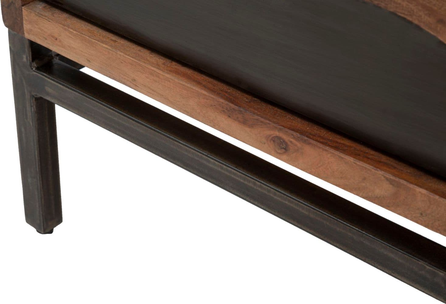 Cassettiera "Yellowstone" struttura in legno di acacia e metallo per interni in Cassettiere Decor Space - Altamura, commercioVirtuoso.it