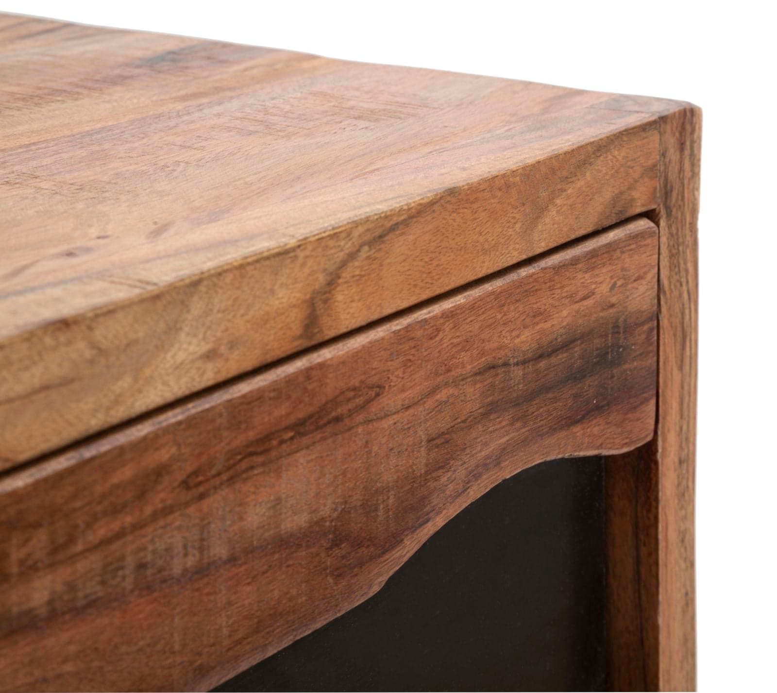 Cassettiera "Yellowstone" struttura in legno di acacia e metallo per interni in Cassettiere Decor Space - Altamura, commercioVirtuoso.it