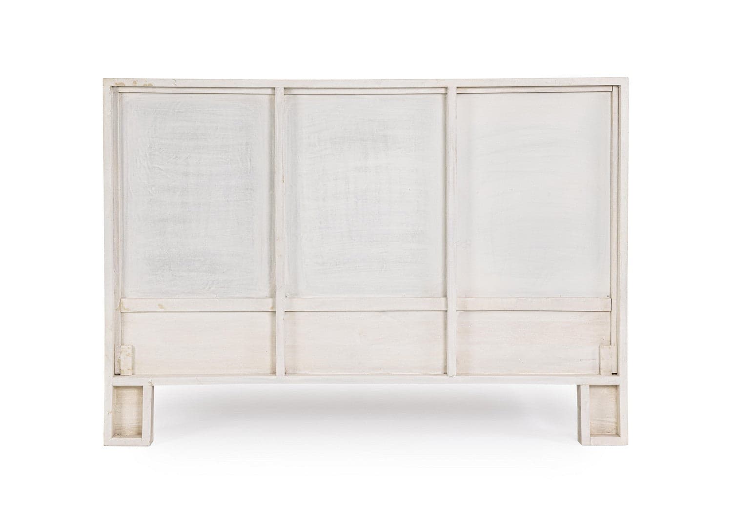 Letto a due posti "Sahana" con Struttura in legno di mango, stile moderno in Materassi Decor Space - Altamura, commercioVirtuoso.it