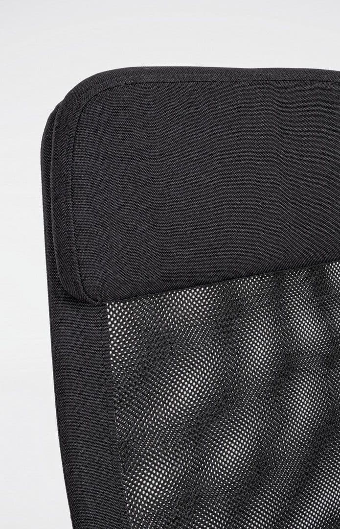 Poltrona "Clarissa" da ufficio ergonomica con braccioli, altezza regolabile, colore nero in Poltrone Decor Space - Altamura, commercioVirtuoso.it